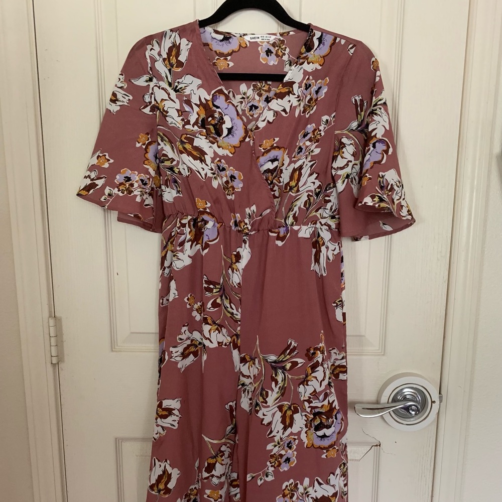 SHEIN floral jumpsuit